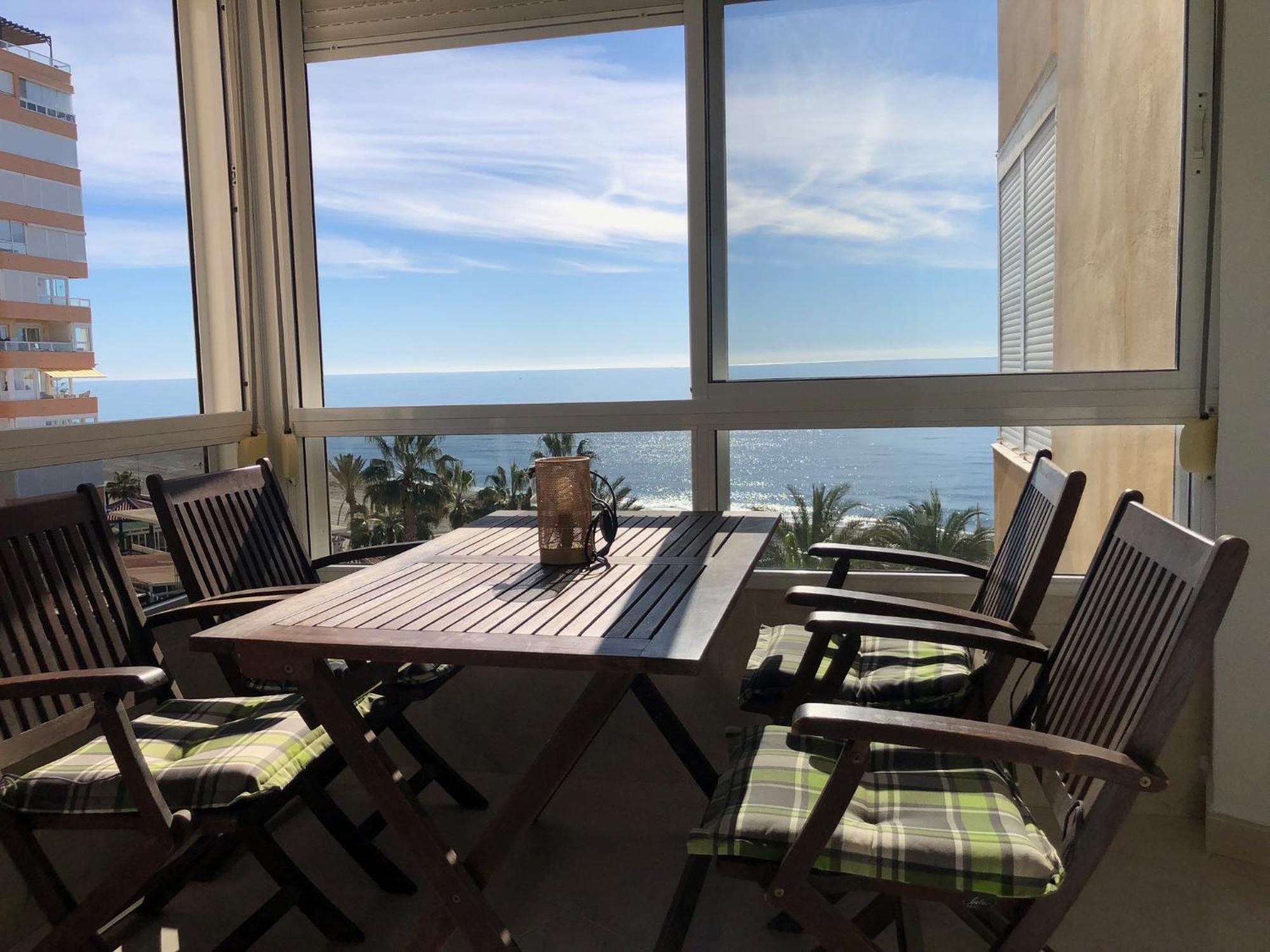 Estudio Mar En Calma, Primera Linea De Playa Con Vistas Al Mar Torrox Exterior foto