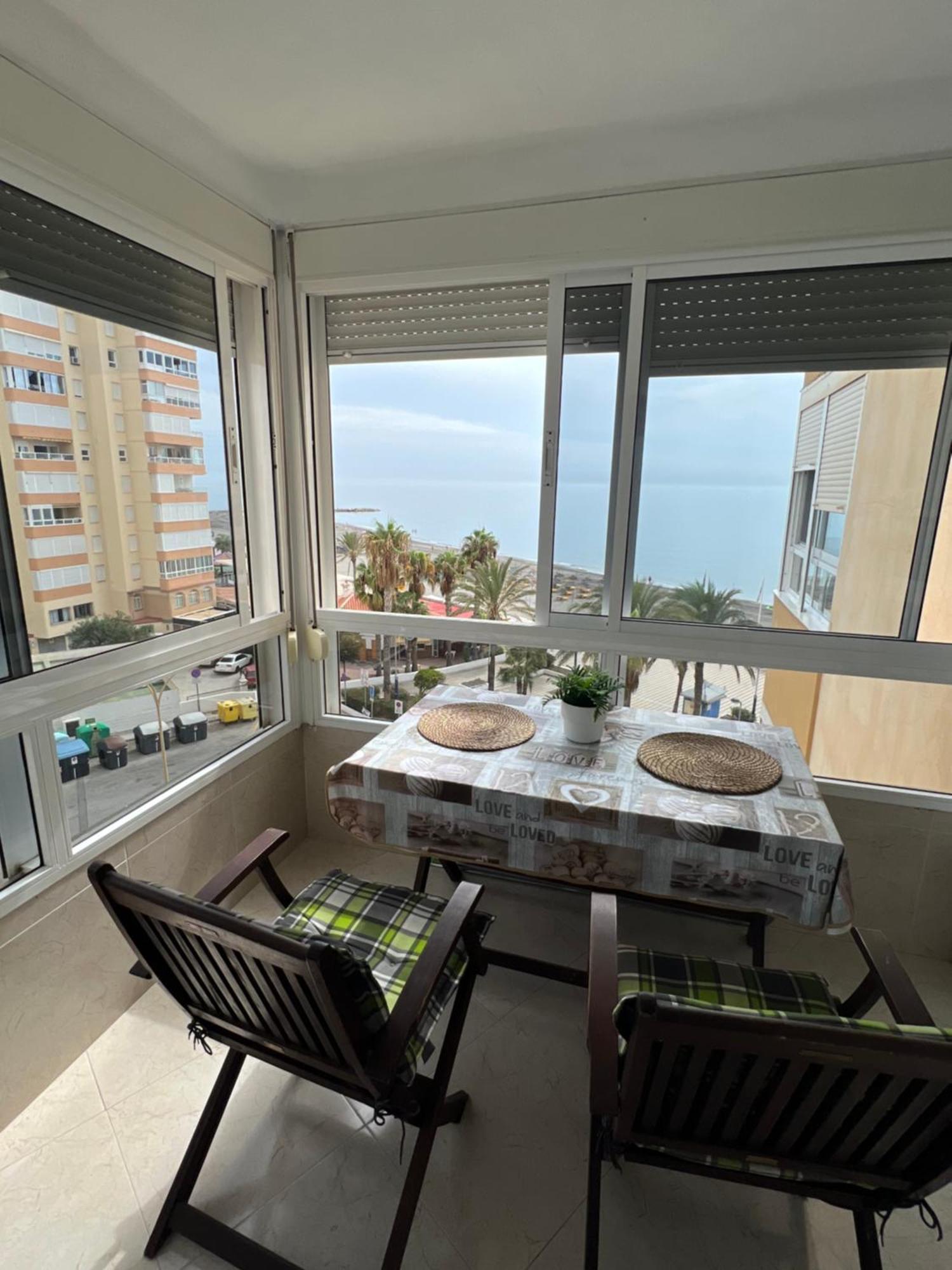 Estudio Mar En Calma, Primera Linea De Playa Con Vistas Al Mar Torrox Exterior foto